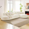 Hokku Designs 134.63'' Oversized LShape Sectional Sofa Couch With — free download
